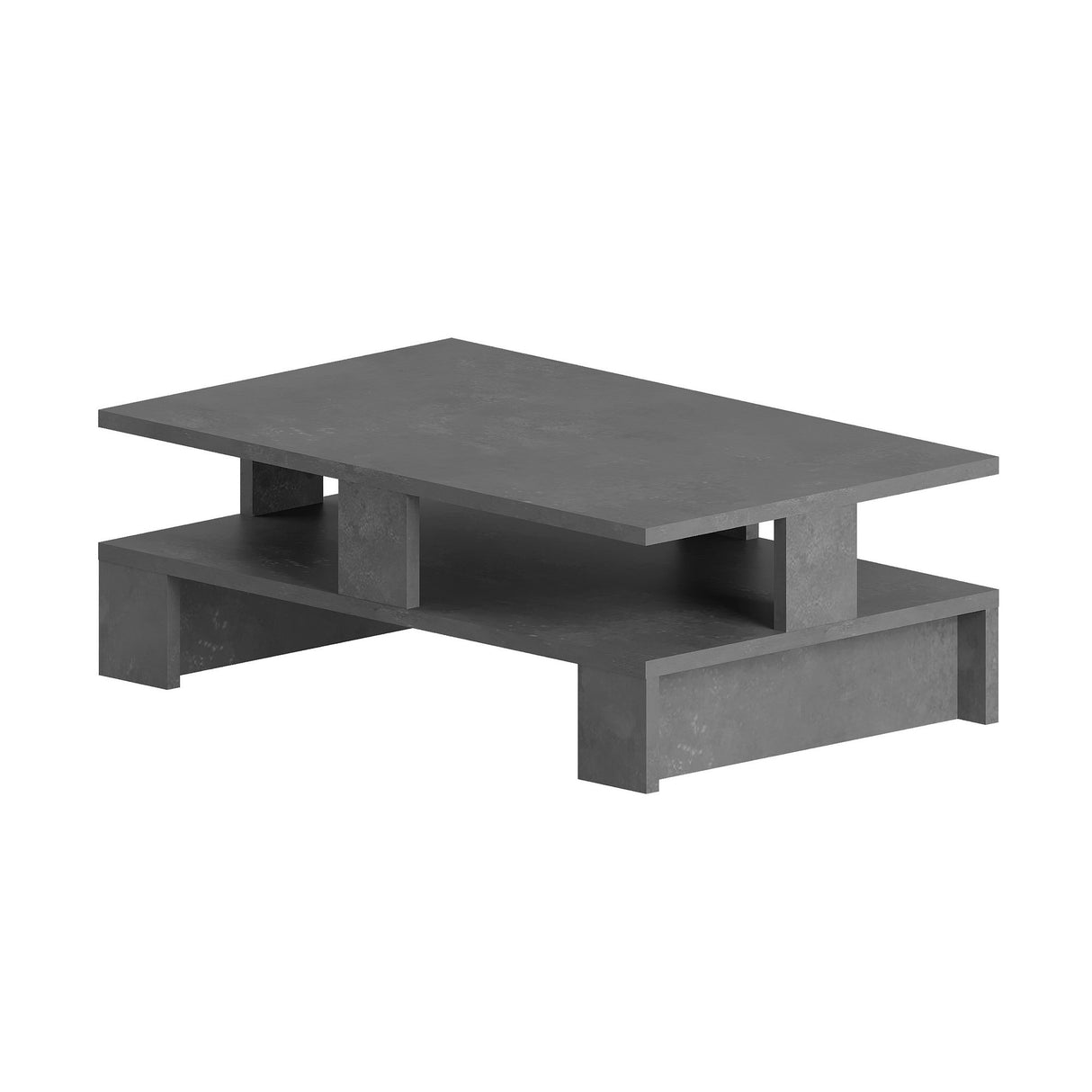 Măsuță de cafea Manus - Retro Grey, Gri, 80x50x28 cm
