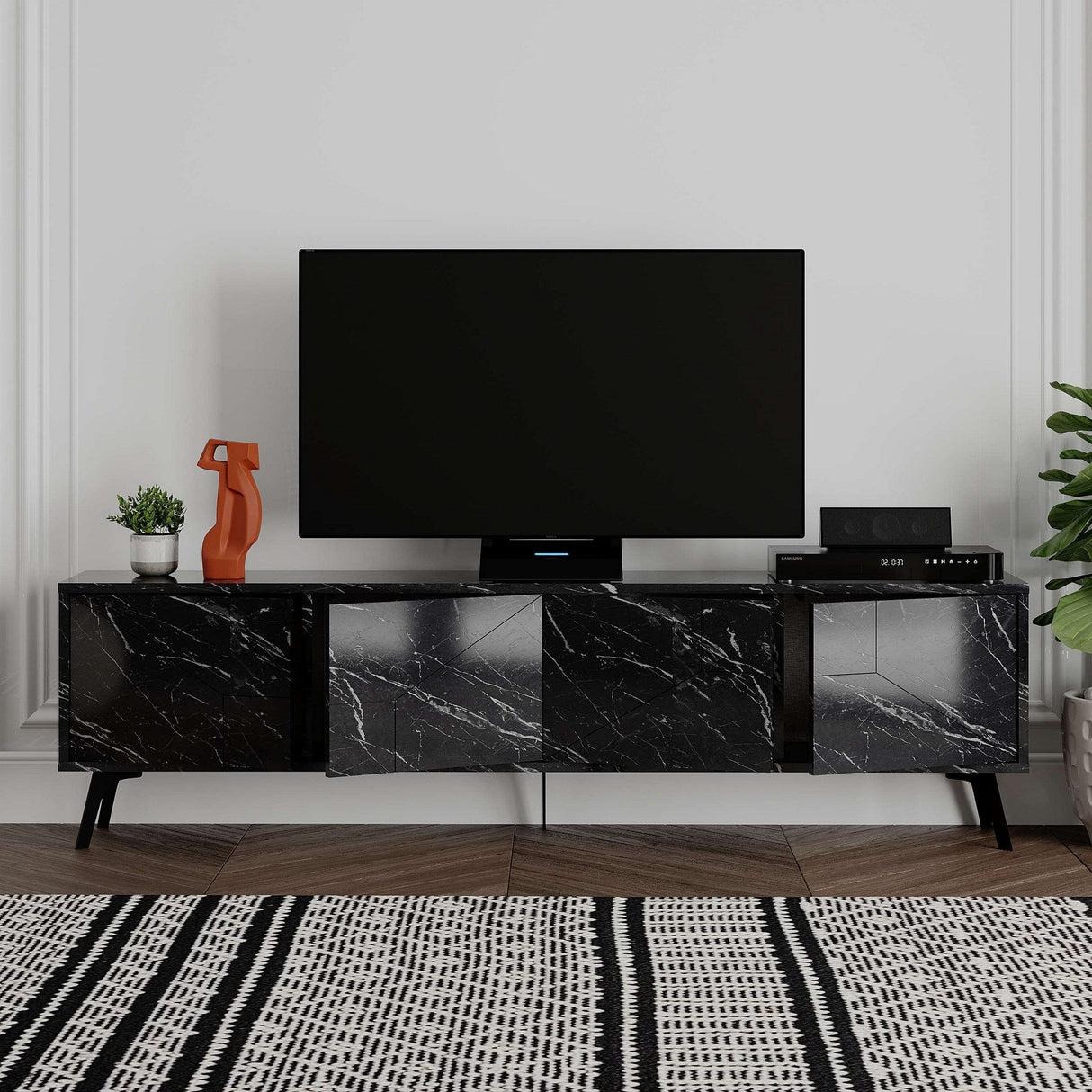 Comodă TV Dune, Diverse culori, 180x30x50 cm - Bendir | SKU: 855DTE3172 | Comodă TV Dune, 180x30x50 cm, varianta Bendir, produs pentru amenajarea locuinței, disponibil online în România la CasaMob