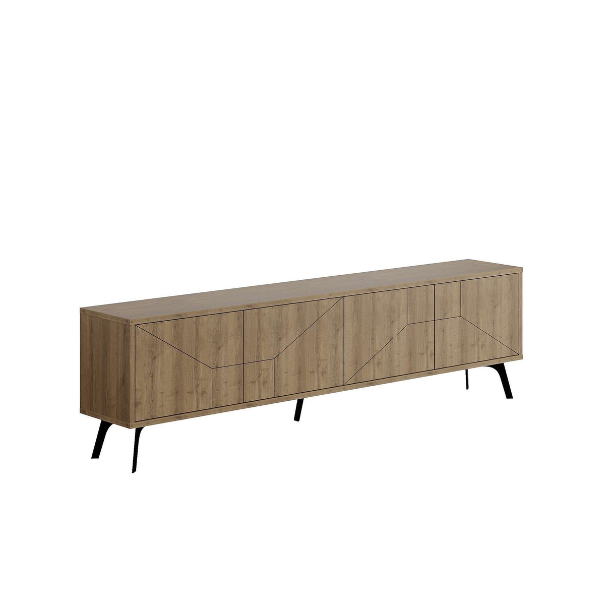 Comodă TV Dune, Diverse culori, 180x30x50 cm - Hitit | SKU: 855DTE3173 | Comodă TV Dune, 180x30x50 cm, varianta Hitit, produs pentru amenajarea locuinței, disponibil online în România la CasaMob