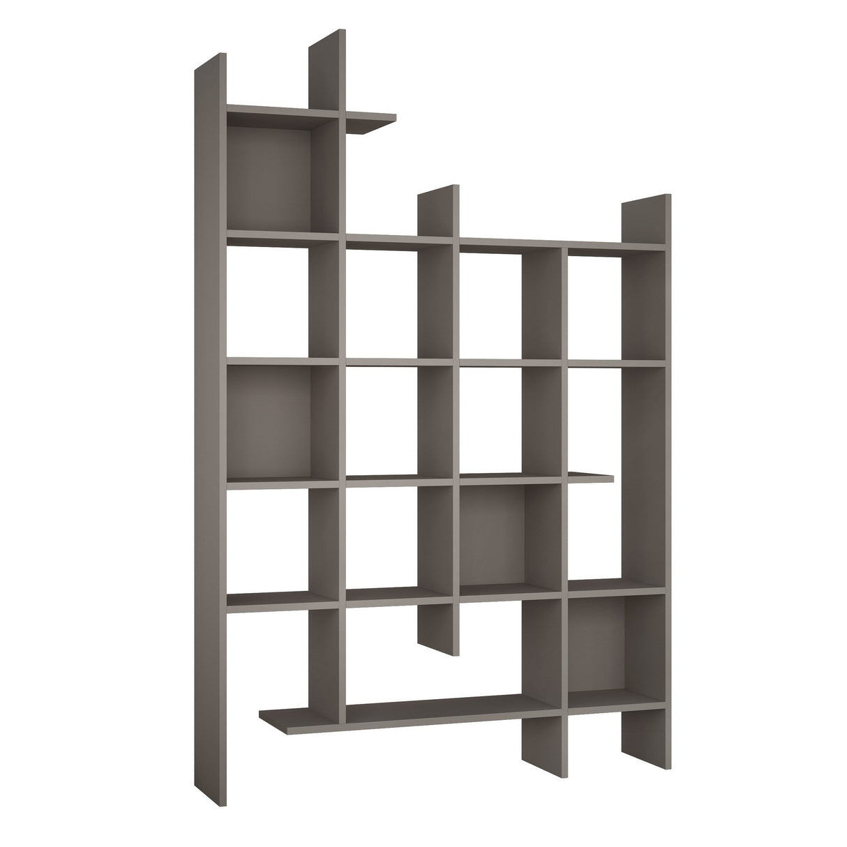 Bibliotecă Manco, Diverse culori, 122x26x188 cm - Moca deschis | SKU: 855DTE3696 | Bibliotecă Manco, 122x26x188 cm, varianta Moca deschis, produs pentru amenajarea locuinței, disponibil online în România la CasaMob