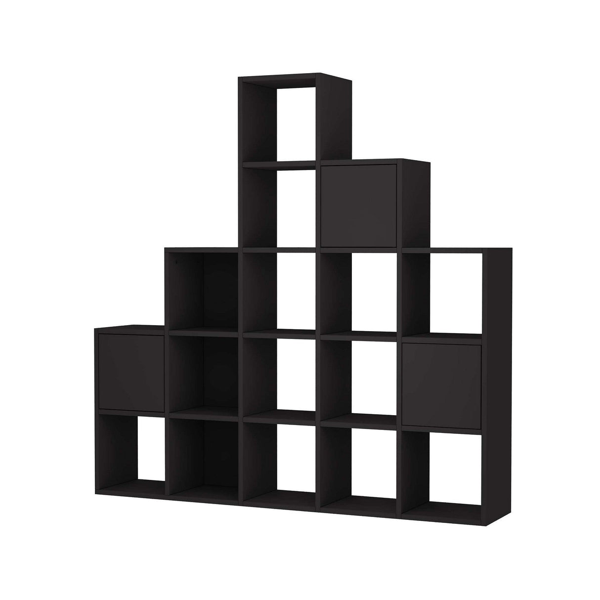 Bibliotecă Paleo, Diverse culori, 151x28x151 cm - Negru | SKU: 855DTE3784 | Bibliotecă Paleo, 151x28x151 cm, varianta Negru, produs pentru amenajarea locuinței, disponibil online în România la CasaMob