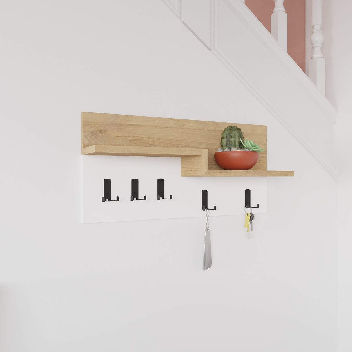 Cuier Harmon, Diverse culori, 65x15x31 cm - Cuier Harmon, Diverse culori, 65x15x31 cm, SKU 855DTE5156, imagine 3