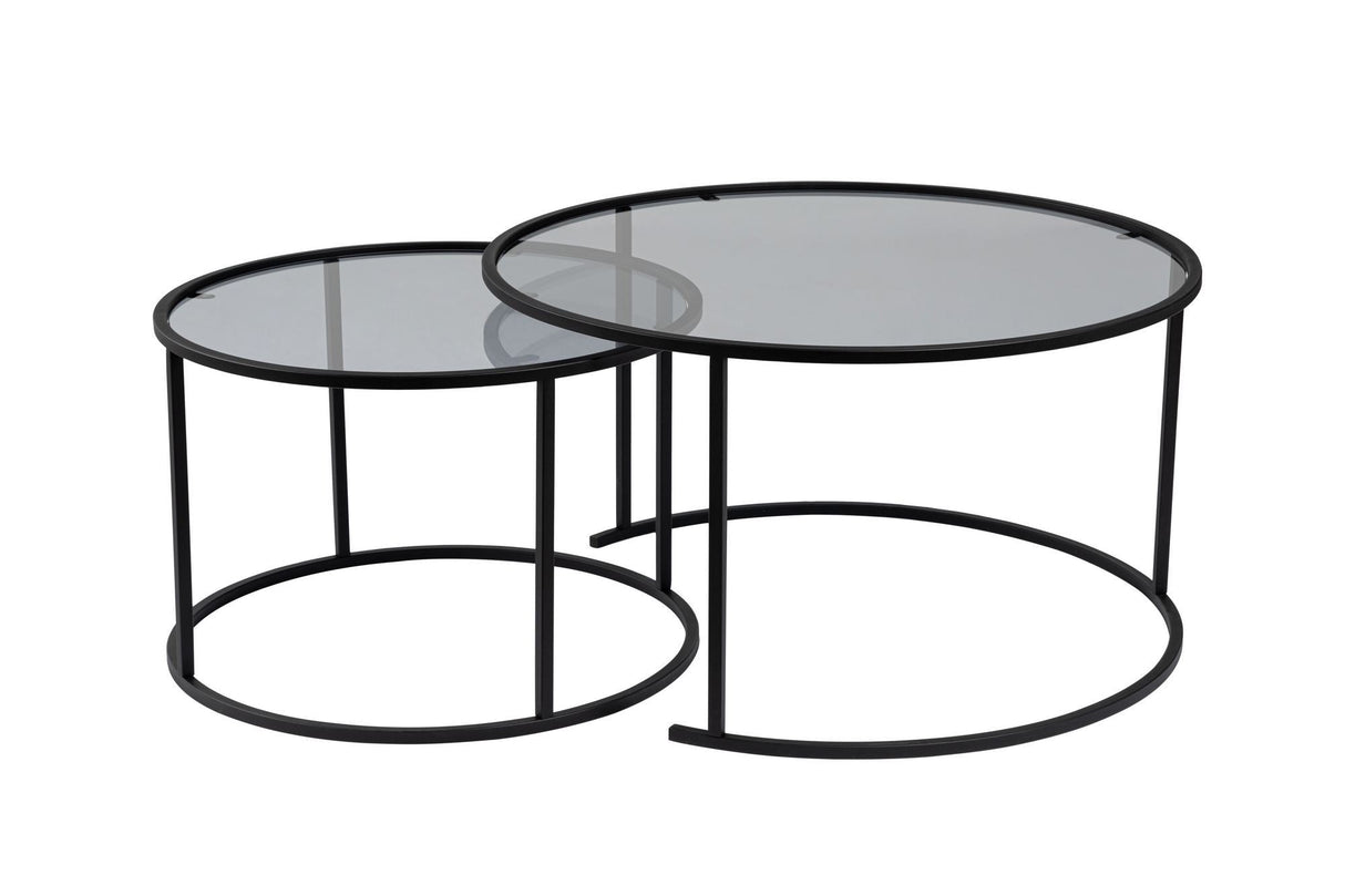 Măsuță de cafea Aurum - 80, 60, Diverse culori, 60x60x39 cm - Negru - Gri | SKU: 857NRD1107 | Măsuță de cafea Aurum - 80, 60, 60x60x39 cm, varianta Negru - Gri, produs pentru amenajarea locuinței, disponibil online în România la CasaMob