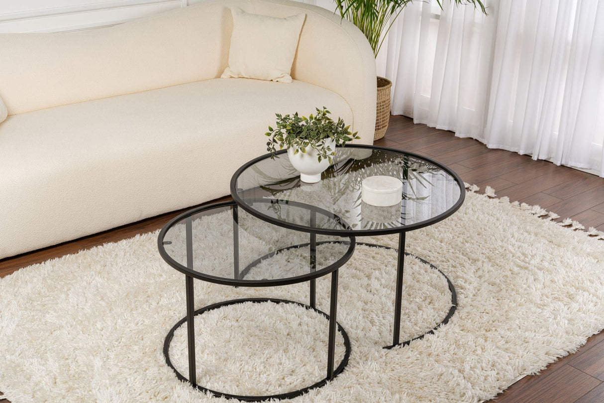 Măsuță de cafea Aurum - 80, 60, Diverse culori, 60x60x39 cm - Negru - Gri | SKU: 857NRD1107 | Măsuță de cafea Aurum - 80, 60, 60x60x39 cm, varianta Negru - Gri, produs pentru amenajarea locuinței, disponibil online în România la CasaMob