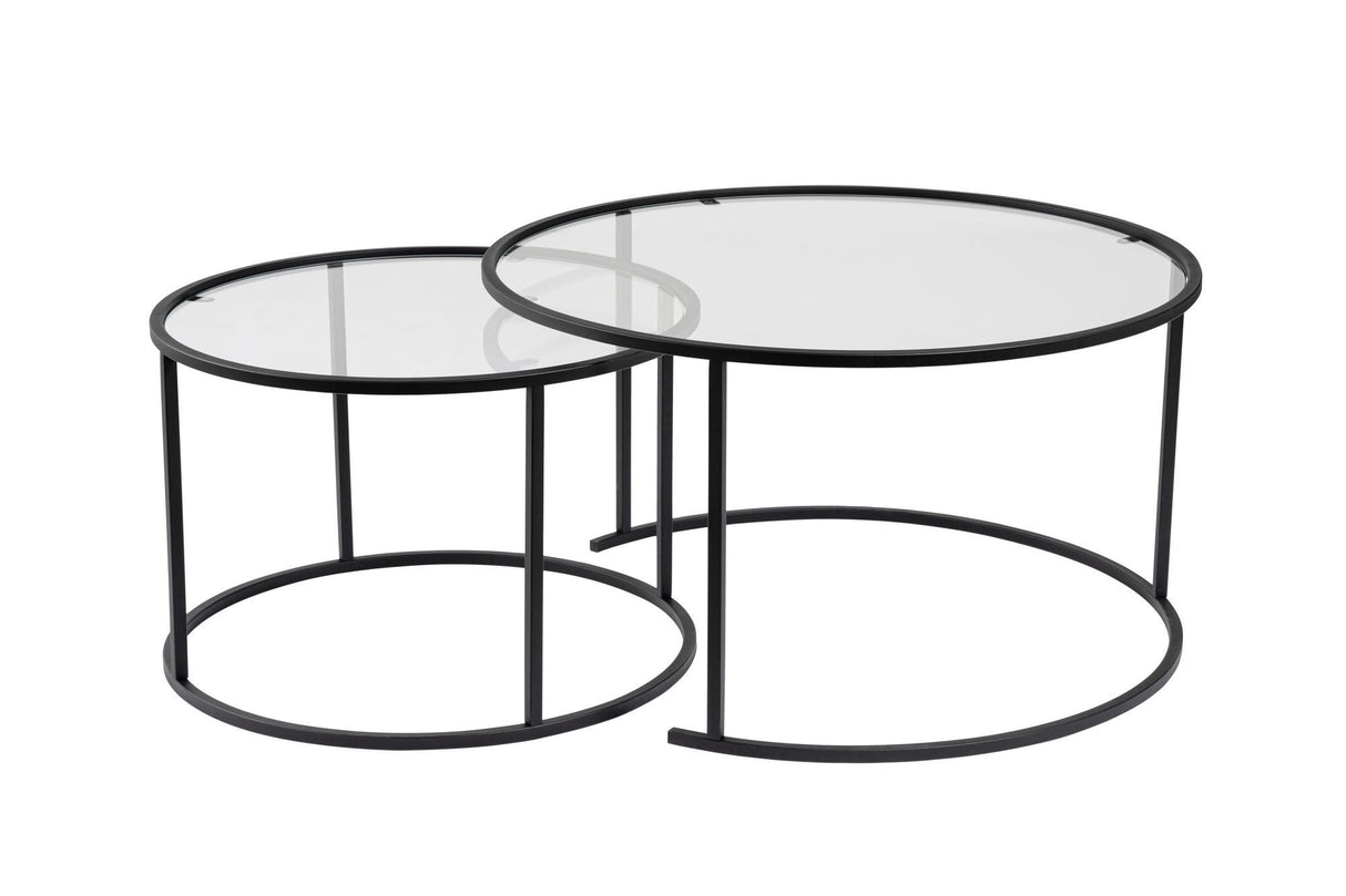 Măsuță de cafea Aurum - 80, 60, Diverse culori, 60x60x39 cm - Negru - Transparent | SKU: 857NRD1109 | Măsuță de cafea Aurum - 80, 60, 60x60x39 cm, varianta Negru - Transparent, produs pentru amenajarea locuinței, disponibil online în România la CasaMob