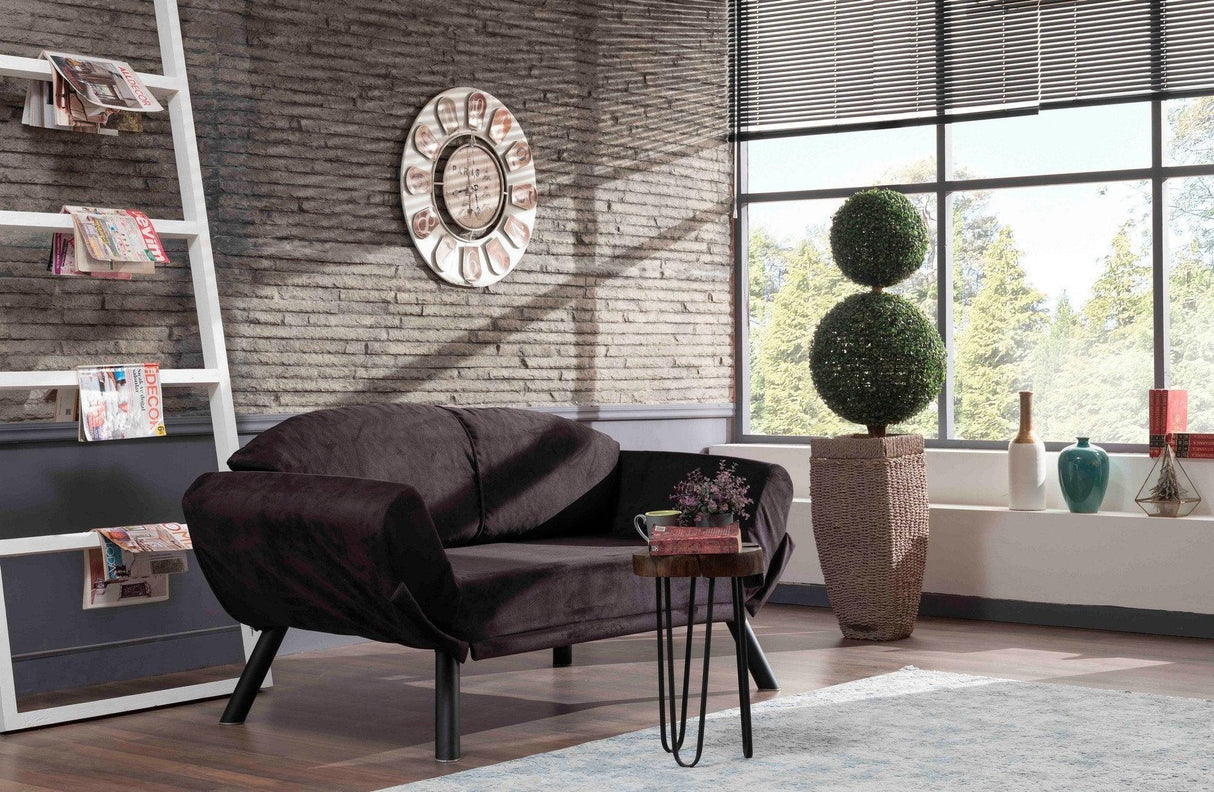 Canapea extensibilă 2 locuri Nero, Diverse culori, 177x75x87 cm - Negru | SKU: 859FTN1220 | Canapea extensibilă 2 locuri Nero, 177x75x87 cm, varianta Negru, produs pentru amenajarea locuinței, disponibil online în România la CasaMob