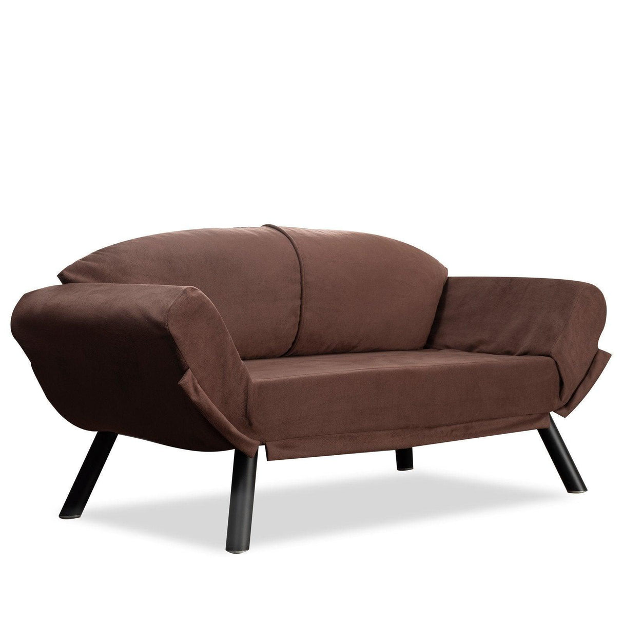 Canapea extensibilă 2 locuri Nero, Diverse culori, 177x75x87 cm - Maro | SKU: 859FTN1221 | Canapea extensibilă 2 locuri Nero, 177x75x87 cm, varianta Maro, produs pentru amenajarea locuinței, disponibil online în România la CasaMob