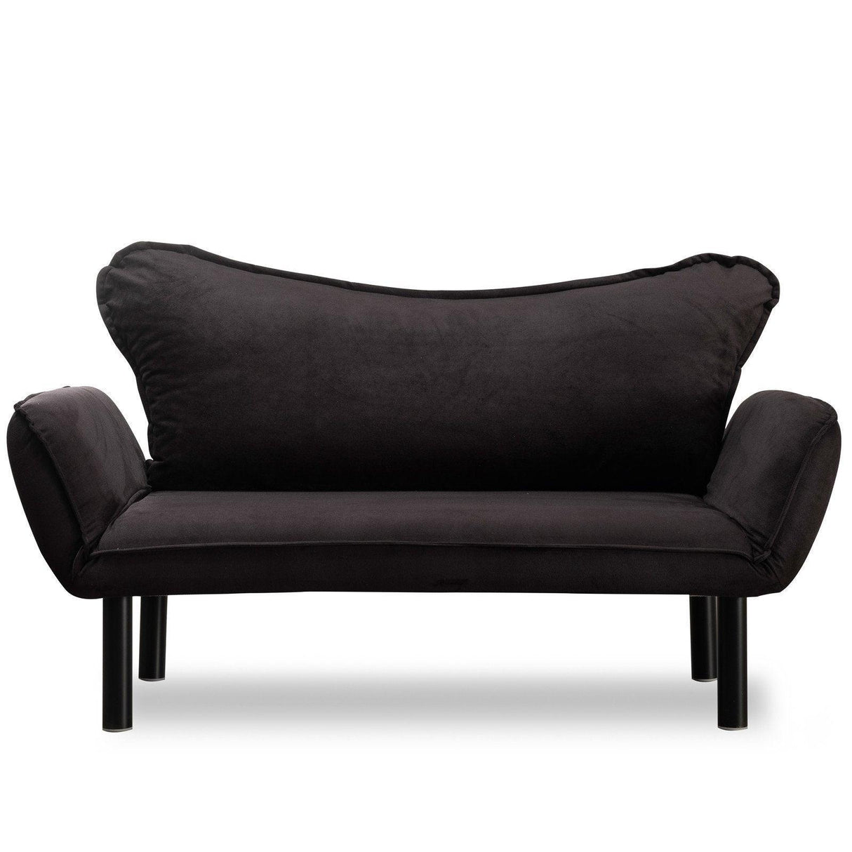 Canapea extensibilă 2 locuri Chatto, Diverse culori, 150x75x70 cm - Negru | SKU: 859FTN1226 | Canapea extensibilă 2 locuri Chatto, 150x75x70 cm, varianta Negru, produs pentru amenajarea locuinței, disponibil online în România la CasaMob