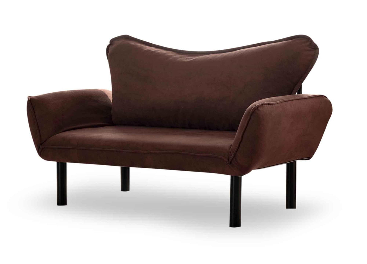 Canapea extensibilă 2 locuri Chatto, Diverse culori, 140x65x70 cm - Maro | SKU: 859FTN1227 | Canapea extensibilă 2 locuri Chatto, 140x65x70 cm, varianta Maro, produs pentru amenajarea locuinței, disponibil online în România la CasaMob