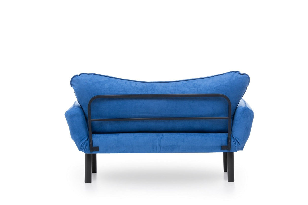 Canapea extensibilă 2 locuri Chatto, Diverse culori, 150x70x75 cm - Albastru | SKU: 859FTN1239 | Canapea extensibilă 2 locuri Chatto, 150x70x75 cm, varianta Albastru, produs pentru amenajarea locuinței, disponibil online în România la CasaMob