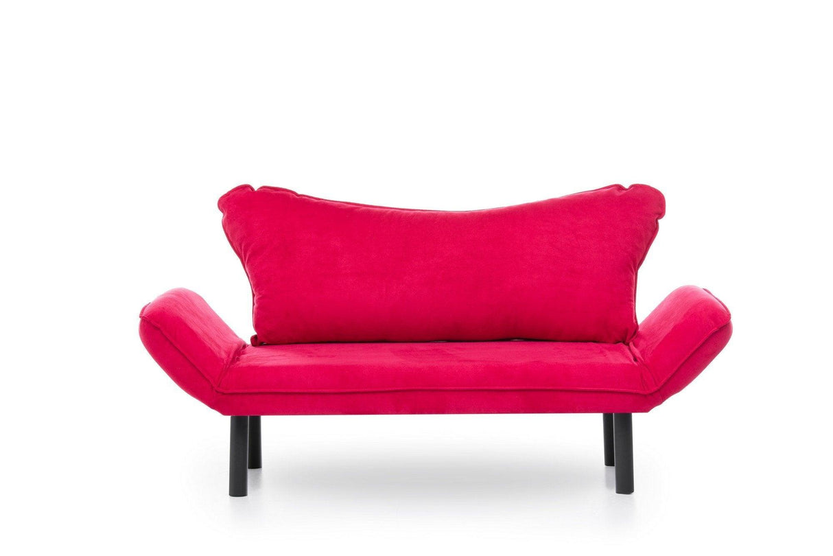 Canapea extensibilă 2 locuri Chatto, Diverse culori, 140x65x70 cm - Fucsia | SKU: 859FTN1240 | Canapea extensibilă 2 locuri Chatto, 140x65x70 cm, varianta Fucsia, produs pentru amenajarea locuinței, disponibil online în România la CasaMob
