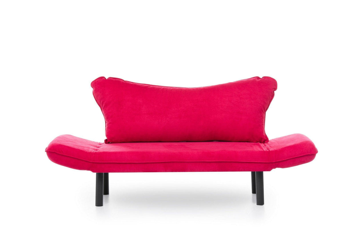 Canapea extensibilă 2 locuri Chatto, Diverse culori, 140x65x70 cm - Fucsia | SKU: 859FTN1240 | Canapea extensibilă 2 locuri Chatto, 140x65x70 cm, varianta Fucsia, produs pentru amenajarea locuinței, disponibil online în România la CasaMob