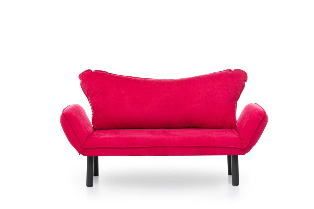 Canapea extensibilă 2 locuri Chatto, Diverse culori, 140x65x70 cm - Fucsia | SKU: 859FTN1240 | Canapea extensibilă 2 locuri Chatto, 140x65x70 cm, varianta Fucsia, produs pentru amenajarea locuinței, disponibil online în România la CasaMob