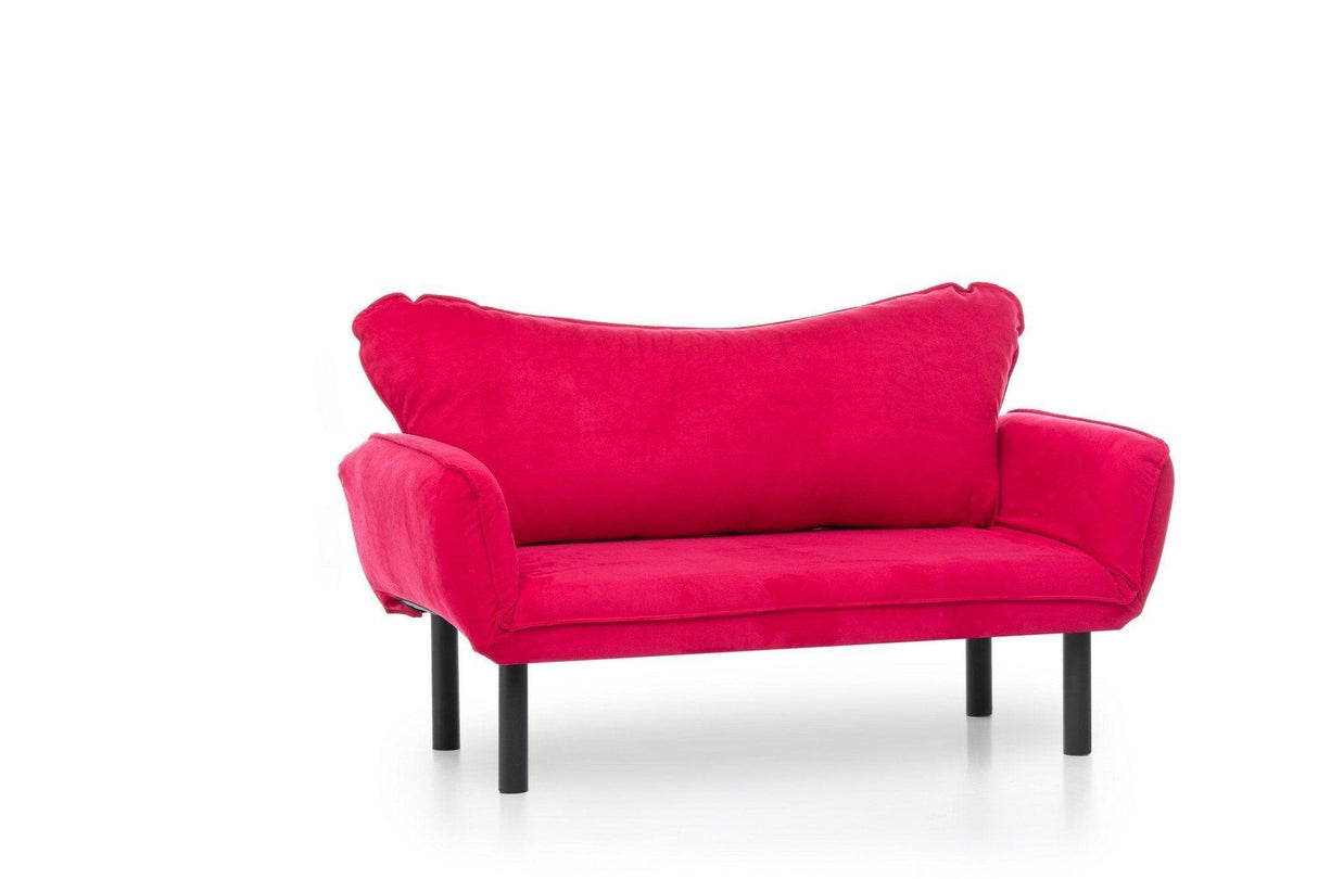 Canapea extensibilă 2 locuri Chatto, Diverse culori, 140x65x70 cm - Fucsia | SKU: 859FTN1240 | Canapea extensibilă 2 locuri Chatto, 140x65x70 cm, varianta Fucsia, produs pentru amenajarea locuinței, disponibil online în România la CasaMob