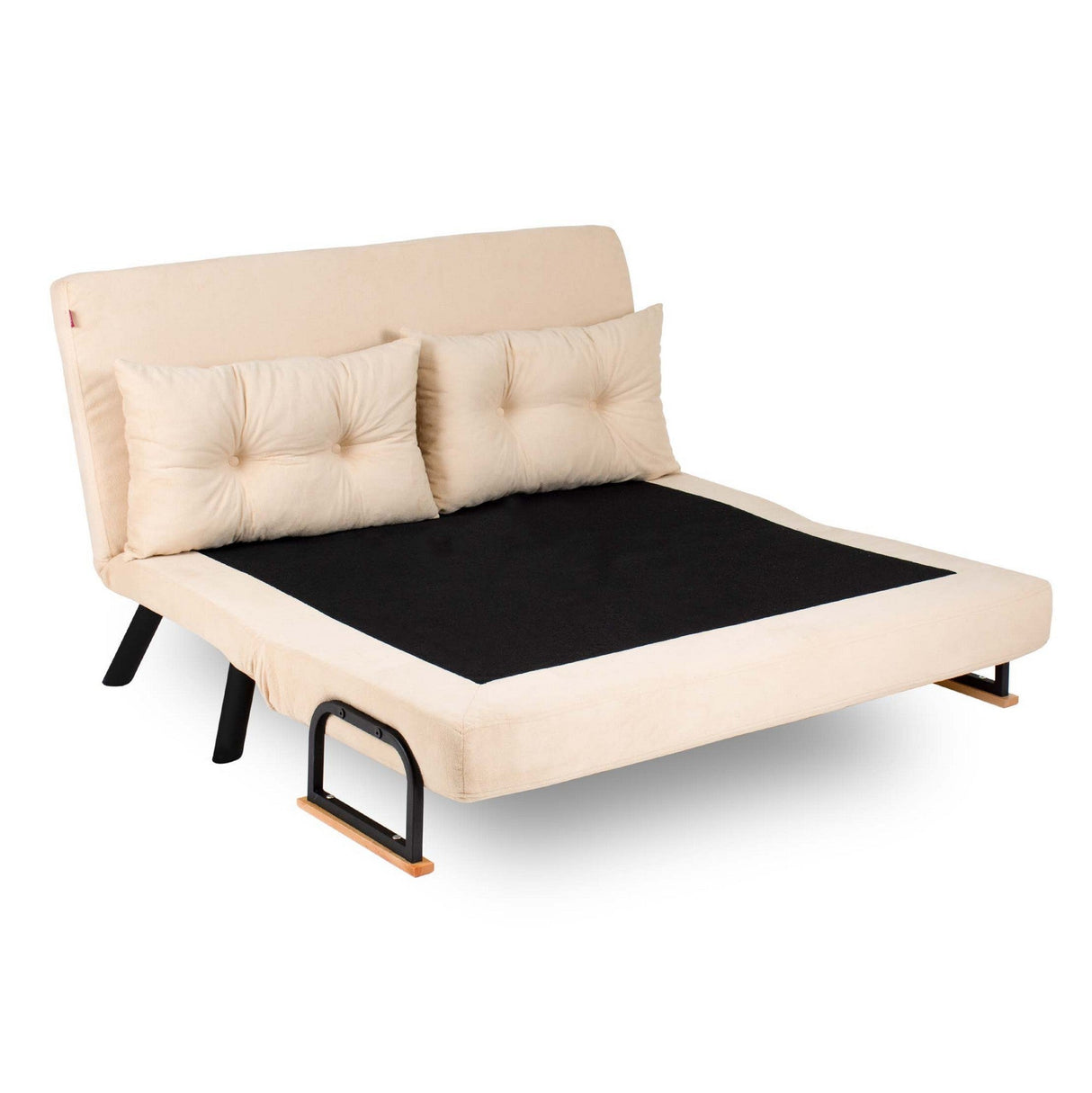 Canapea extensibilă 2 locuri Sando, Diverse culori, 133x50x41 cm - Crem | SKU: 859FTN1275 | Canapea extensibilă 2 locuri Sando, 133x50x41 cm, varianta Crem, produs pentru amenajarea locuinței, disponibil online în România la CasaMob