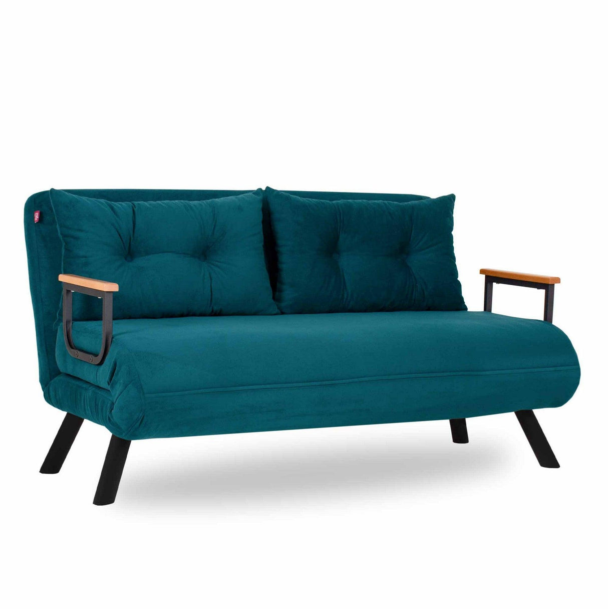 Canapea extensibilă 2 locuri Micic, Diverse culori, 133x50x41 cm - Verde petrol | SKU: 859FTN1276 | Canapea extensibilă 2 locuri Micic, 133x50x41 cm, varianta Verde petrol, produs pentru amenajarea locuinței, disponibil online în România la CasaMob