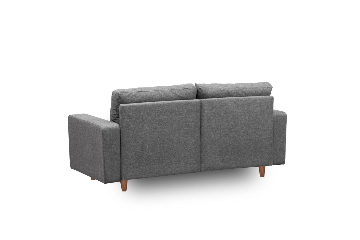 Canapea fixă 2 locuri Lungo, Diverse culori, 150x52x46 cm - Gri închis | SKU: 859FTN1277 | Canapea fixă 2 locuri Lungo, 150x52x46 cm, varianta Gri închis, produs pentru amenajarea locuinței, disponibil online în România la CasaMob