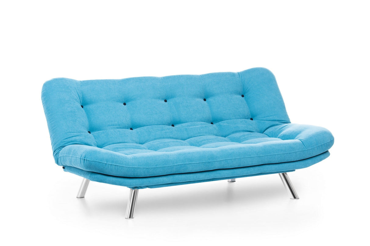 Canapea extensibilă 3 locuri Misa, Diverse culori, 200x105x95 cm - Turcoaz | SKU: 859FTN1307 | Canapea extensibilă 3 locuri Misa, 200x105x95 cm, varianta Turcoaz, produs pentru amenajarea locuinței, disponibil online în România la CasaMob