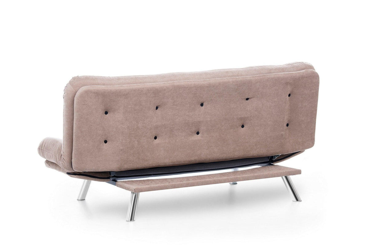 Canapea extensibilă 3 locuri Misa, Diverse culori, 200x105x95 cm - Mink | SKU: 859FTN1310 | Canapea extensibilă 3 locuri Misa, 200x105x95 cm, varianta Mink, produs pentru amenajarea locuinței, disponibil online în România la CasaMob