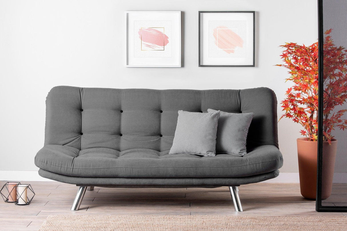 Canapea extensibilă 3 locuri Misa, Diverse culori, 200x105x95 cm - Maro | SKU: 859FTN1311 | Canapea extensibilă 3 locuri Misa, 200x105x95 cm, varianta Maro, produs pentru amenajarea locuinței, disponibil online în România la CasaMob