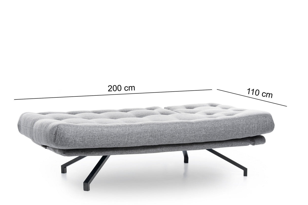 Canapea extensibilă 3 locuri Coxy, Diverse culori, 110x50x43 cm - Gri deschis | SKU: 859FTN1339 | Canapea extensibilă 3 locuri Coxy, 110x50x43 cm, varianta Gri deschis, produs pentru amenajarea locuinței, disponibil online în România la CasaMob