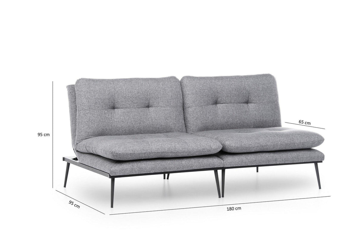 Canapea extensibilă 3 locuri Martin, Diverse culori, diverse dimensiuni - Gri deschis | SKU: 859FTN1347 | Canapea extensibilă 3 locuri Martin, diverse dimensiuni, varianta Gri deschis, produs pentru amenajarea locuinței, disponibil online în România la CasaMob