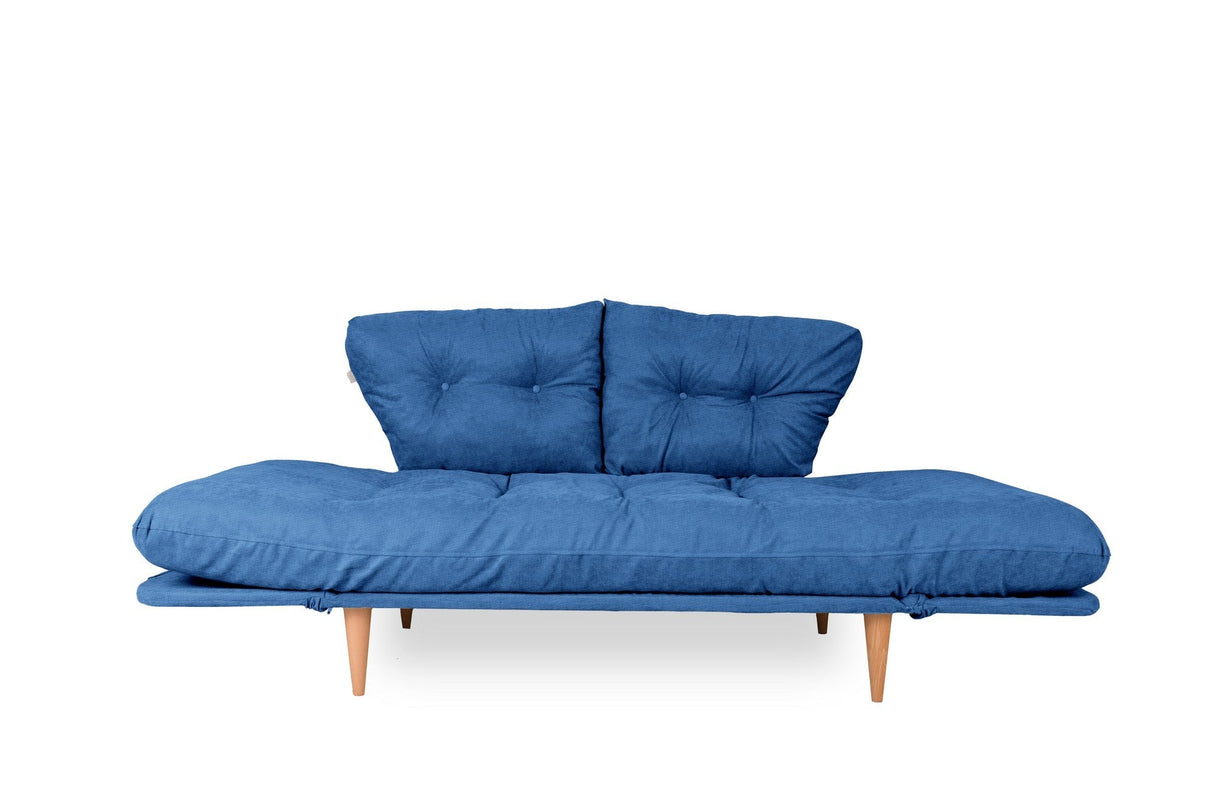 Canapea extensibilă 3 locuri Nina, Diverse culori, 120x60x40 cm - Albastru închis | SKU: 859FTN1351 | Canapea extensibilă 3 locuri Nina, 120x60x40 cm, varianta Albastru închis, produs pentru amenajarea locuinței, disponibil online în România la CasaMob