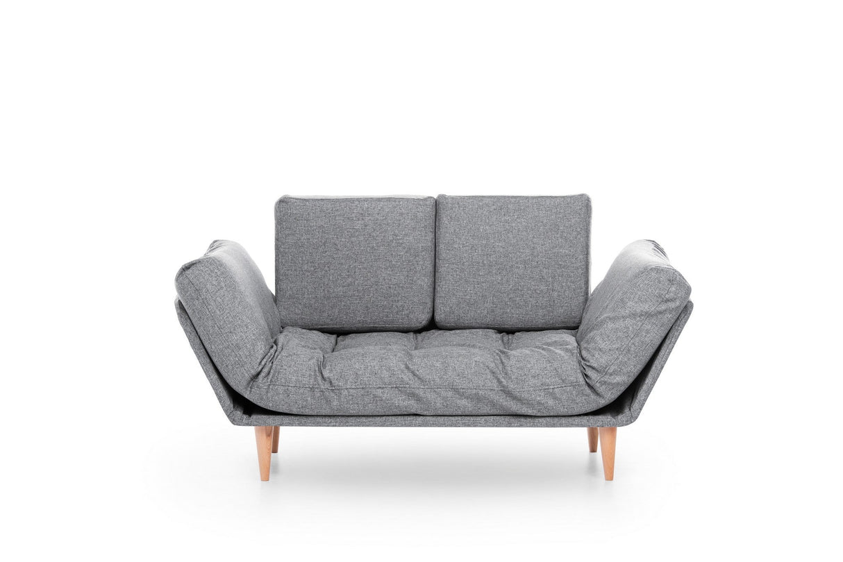 Canapea extensibilă 3 locuri Nina, Diverse culori, 120x60x40 cm - Gri deschis | SKU: 859FTN1352 | Canapea extensibilă 3 locuri Nina, 120x60x40 cm, varianta Gri deschis, produs pentru amenajarea locuinței, disponibil online în România la CasaMob