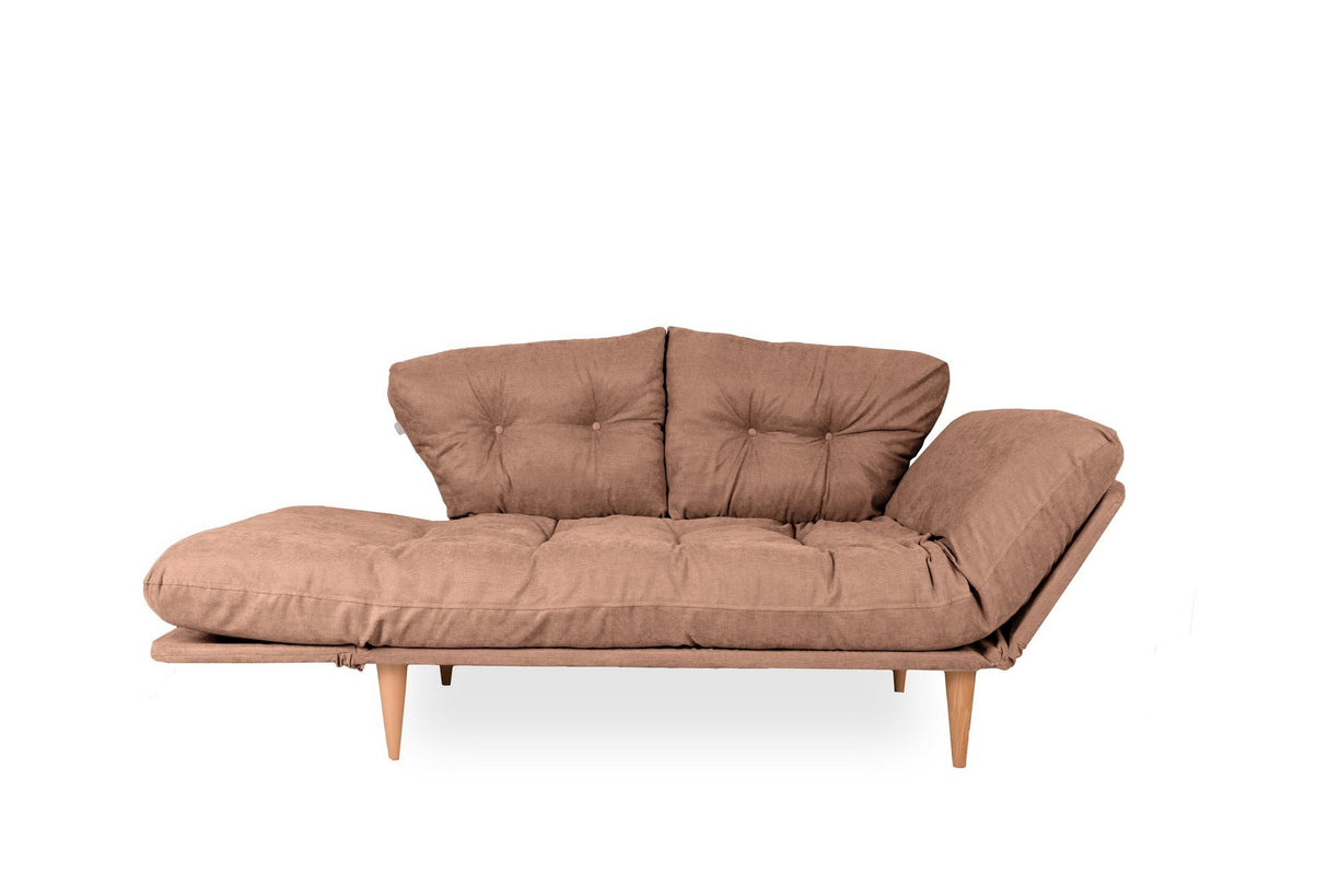 Canapea extensibilă 3 locuri Nina, Diverse culori, 120x60x40 cm - Maro deschis | SKU: 859FTN1354 | Canapea extensibilă 3 locuri Nina, 120x60x40 cm, varianta Maro deschis, produs pentru amenajarea locuinței, disponibil online în România la CasaMob