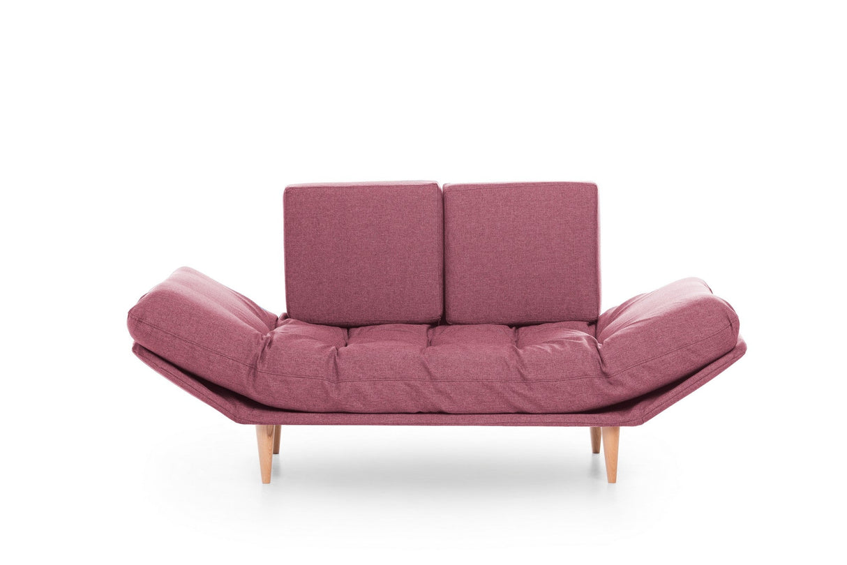 Canapea extensibilă 3 locuri Nina, Diverse culori, 120x60x40 cm - Roșu | SKU: 859FTN1355 | Canapea extensibilă 3 locuri Nina, 120x60x40 cm, varianta Roșu, produs pentru amenajarea locuinței, disponibil online în România la CasaMob