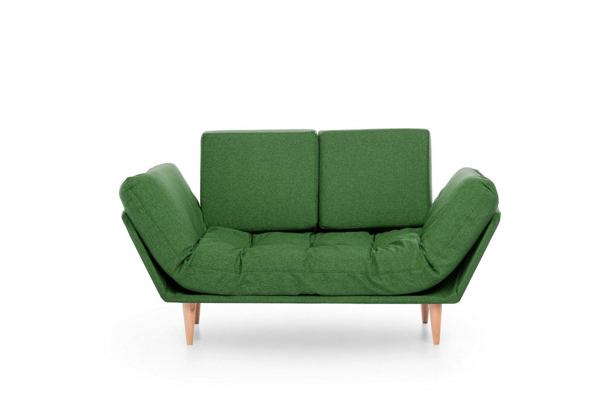 Canapea extensibilă 3 locuri Nina, Diverse culori, 120x60x40 cm - Verde | SKU: 859FTN1356 | Canapea extensibilă 3 locuri Nina, 120x60x40 cm, varianta Verde, produs pentru amenajarea locuinței, disponibil online în România la CasaMob