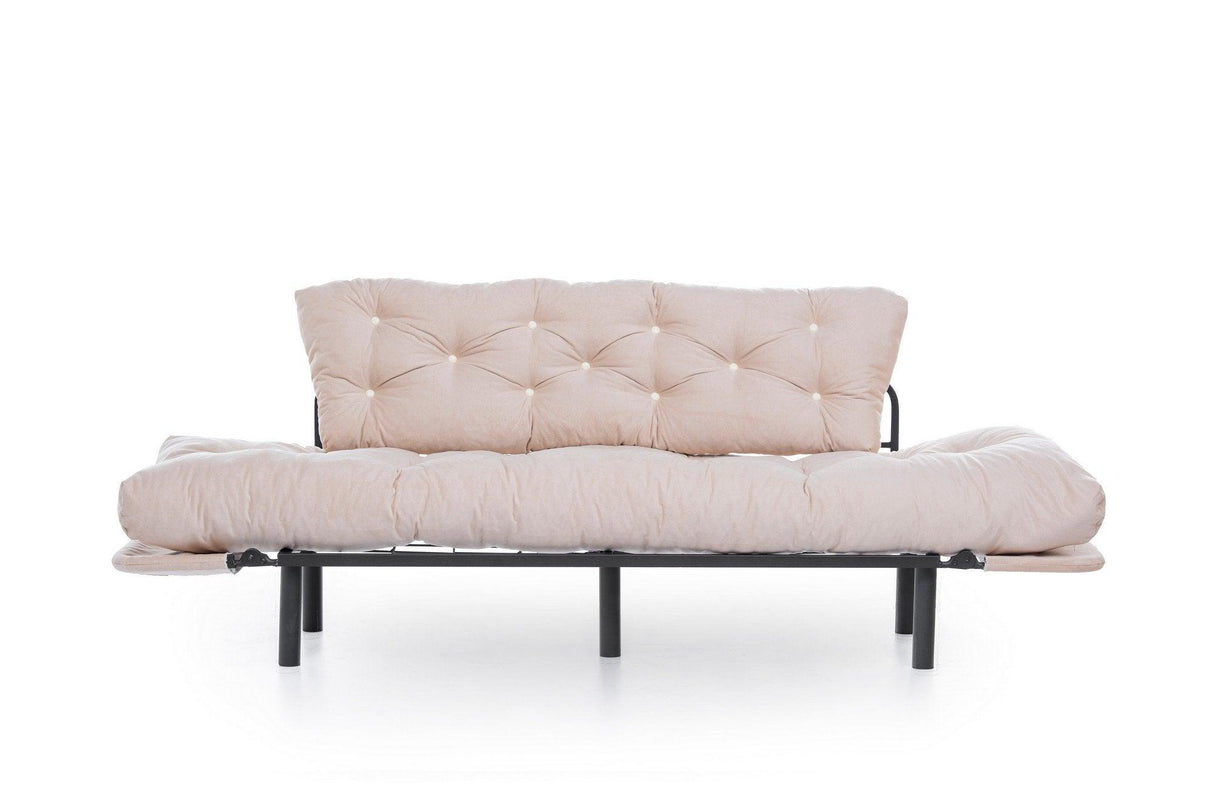 Canapea extensibilă 3 locuri Nitta Triple, Diverse culori, 185x70x85 cm - Crem | SKU: 859FTN1360 | Canapea extensibilă 3 locuri Nitta Triple, 185x70x85 cm, varianta Crem, produs pentru amenajarea locuinței, disponibil online în România la CasaMob