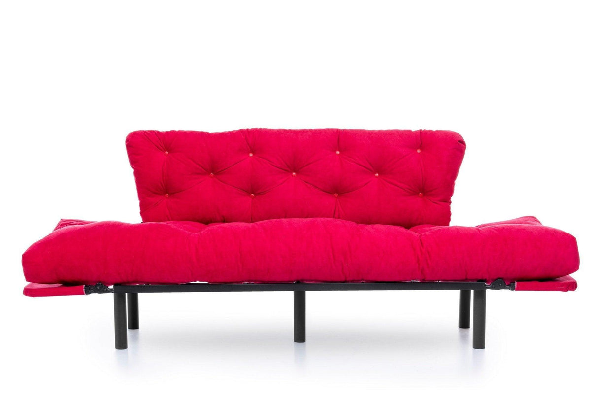 Canapea extensibilă 3 locuri Nitta Triple, Diverse culori, 185x70x85 cm - Fucsia | SKU: 859FTN1361 | Canapea extensibilă 3 locuri Nitta Triple, 185x70x85 cm, varianta Fucsia, produs pentru amenajarea locuinței, disponibil online în România la CasaMob