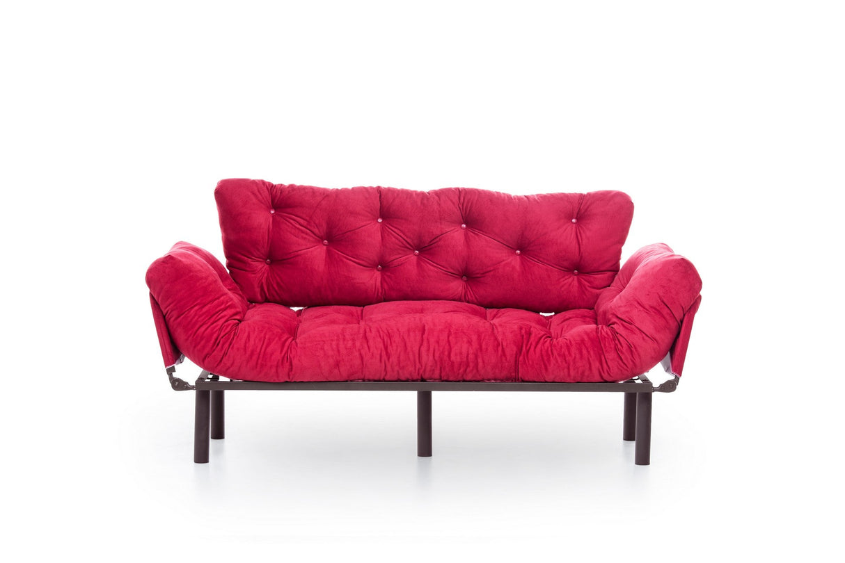 Canapea extensibilă 3 locuri Nitta Triple, Diverse culori, 185x70x85 cm - Bordo | SKU: 859FTN1363 | Canapea extensibilă 3 locuri Nitta Triple, 185x70x85 cm, varianta Bordo, produs pentru amenajarea locuinței, disponibil online în România la CasaMob