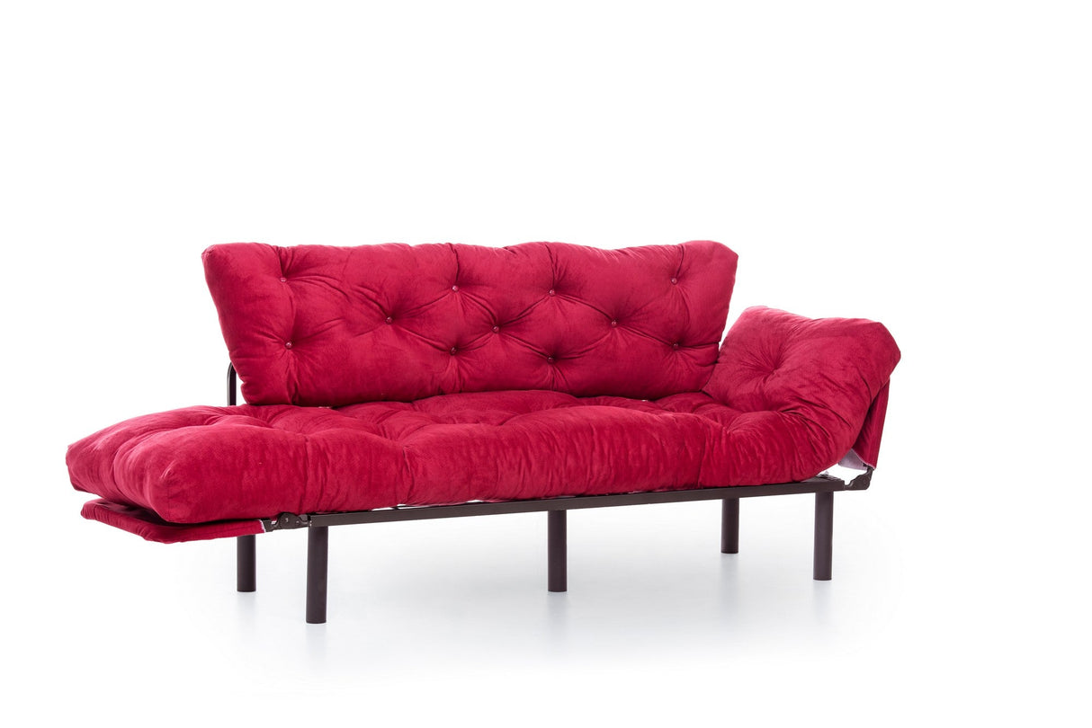 Canapea extensibilă 3 locuri Nitta Triple, Diverse culori, 185x70x85 cm - Bordo | SKU: 859FTN1363 | Canapea extensibilă 3 locuri Nitta Triple, 185x70x85 cm, varianta Bordo, produs pentru amenajarea locuinței, disponibil online în România la CasaMob
