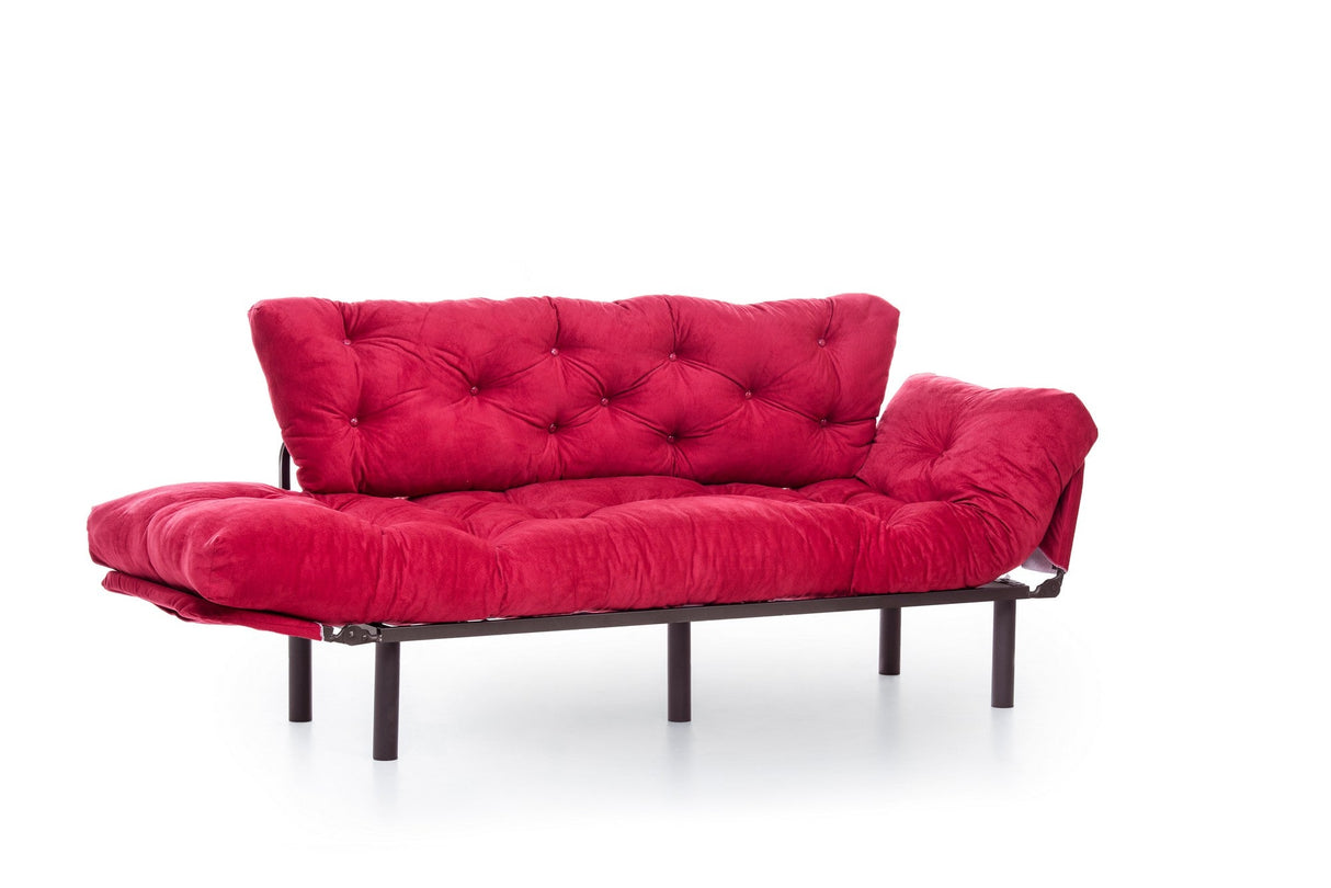 Canapea extensibilă 3 locuri Nitta Triple, Diverse culori, 185x70x85 cm - Bordo | SKU: 859FTN1363 | Canapea extensibilă 3 locuri Nitta Triple, 185x70x85 cm, varianta Bordo, produs pentru amenajarea locuinței, disponibil online în România la CasaMob
