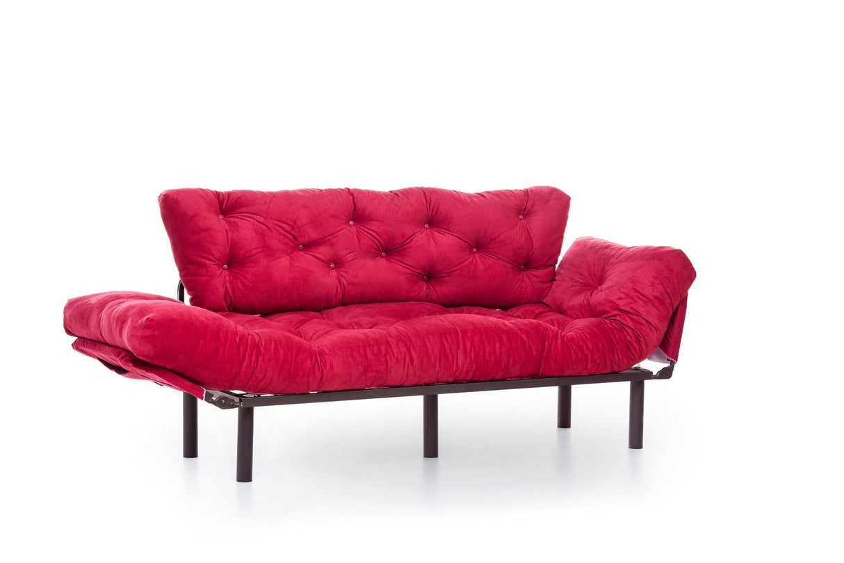 Canapea extensibilă 3 locuri Nitta Triple, Diverse culori, 185x70x85 cm - Bordo | SKU: 859FTN1363 | Canapea extensibilă 3 locuri Nitta Triple, 185x70x85 cm, varianta Bordo, produs pentru amenajarea locuinței, disponibil online în România la CasaMob