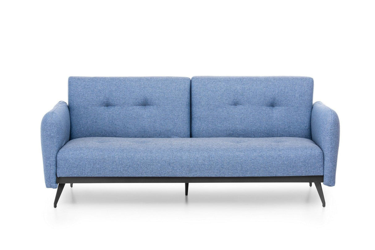 Canapea extensibilă 3 locuri Ron, Diverse culori, 190x65x43 cm - Albastru | SKU: 859FTN1368 | Canapea extensibilă 3 locuri Ron, 190x65x43 cm, varianta Albastru, produs pentru amenajarea locuinței, disponibil online în România la CasaMob