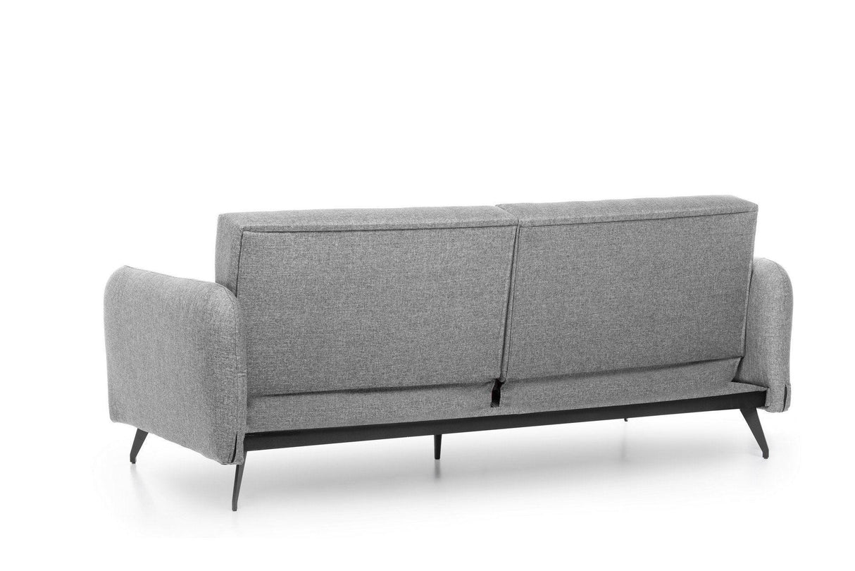 Canapea extensibilă 3 locuri Ron, Diverse culori, 190x65x43 cm - Gri deschis | SKU: 859FTN1369 | Canapea extensibilă 3 locuri Ron, 190x65x43 cm, varianta Gri deschis, produs pentru amenajarea locuinței, disponibil online în România la CasaMob