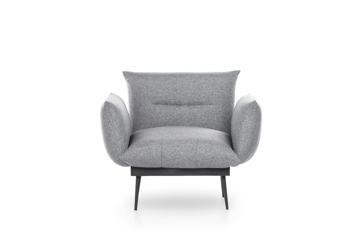 Fotoliu Oasis, 90x80x95 cm - Gri, SKU 859FTN1718