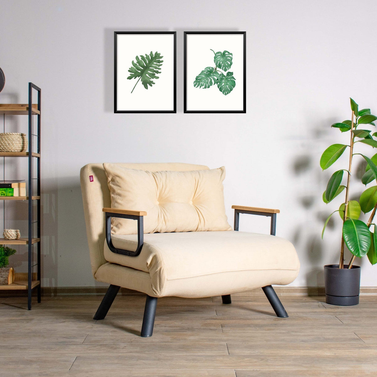 Fotoliu extensibil Sando Single, Diverse culori, Diverse dimensiuni - Crem - 67x50x41 cm | SKU: 859FTN2314 | Fotoliu extensibil Sando Single, varianta Crem - 67x50x41 cm, produs pentru amenajarea locuinței, disponibil online în România la CasaMob