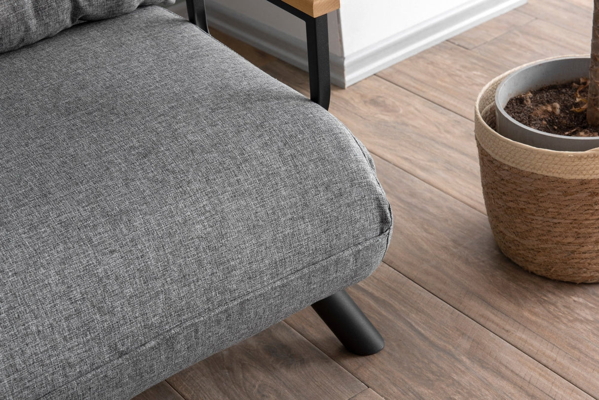 Fotoliu extensibil Sando Single, Diverse culori, Diverse dimensiuni - Gri deschis - 67x50x41 cm | SKU: 859FTN2819 | Fotoliu extensibil Sando Single, varianta Gri deschis - 67x50x41 cm, produs pentru amenajarea locuinței, disponibil online în România la CasaMob