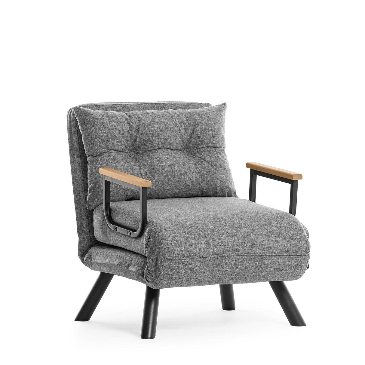 Fotoliu extensibil Sando Single, Diverse culori, Diverse dimensiuni - Gri deschis - 67x50x41 cm | SKU: 859FTN2819 | Fotoliu extensibil Sando Single, varianta Gri deschis - 67x50x41 cm, produs pentru amenajarea locuinței, disponibil online în România la CasaMob