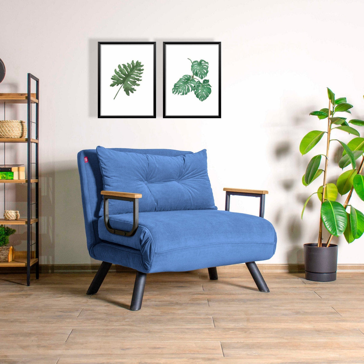Fotoliu extensibil Sando Single, Diverse culori, Diverse dimensiuni - Albastru - 67x50x41 cm | SKU: 859FTN2324 | Fotoliu extensibil Sando Single, varianta Albastru - 67x50x41 cm, produs pentru amenajarea locuinței, disponibil online în România la CasaMob