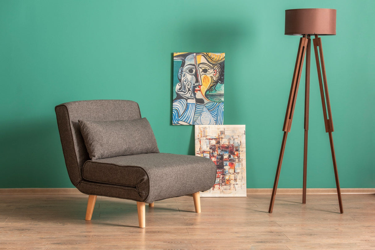 Fotoliu extensibil Folde Single, Diverse culori, 80x50x42 cm - Gri închis | SKU: 859FTN2328 | Fotoliu extensibil Folde Single, 80x50x42 cm, varianta Gri închis, produs pentru amenajarea locuinței, disponibil online în România la CasaMob
