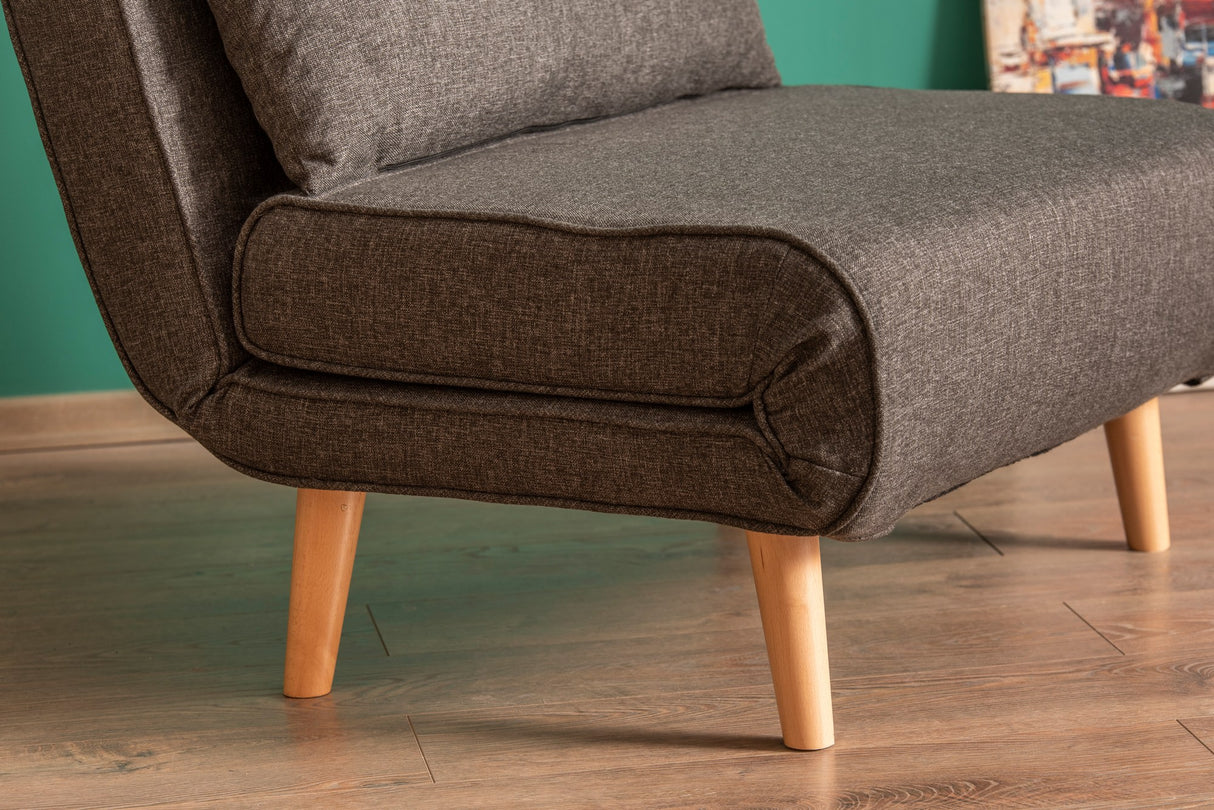 Fotoliu extensibil Folde Single, Diverse culori, 80x50x42 cm - Gri închis | SKU: 859FTN2328 | Fotoliu extensibil Folde Single, 80x50x42 cm, varianta Gri închis, produs pentru amenajarea locuinței, disponibil online în România la CasaMob