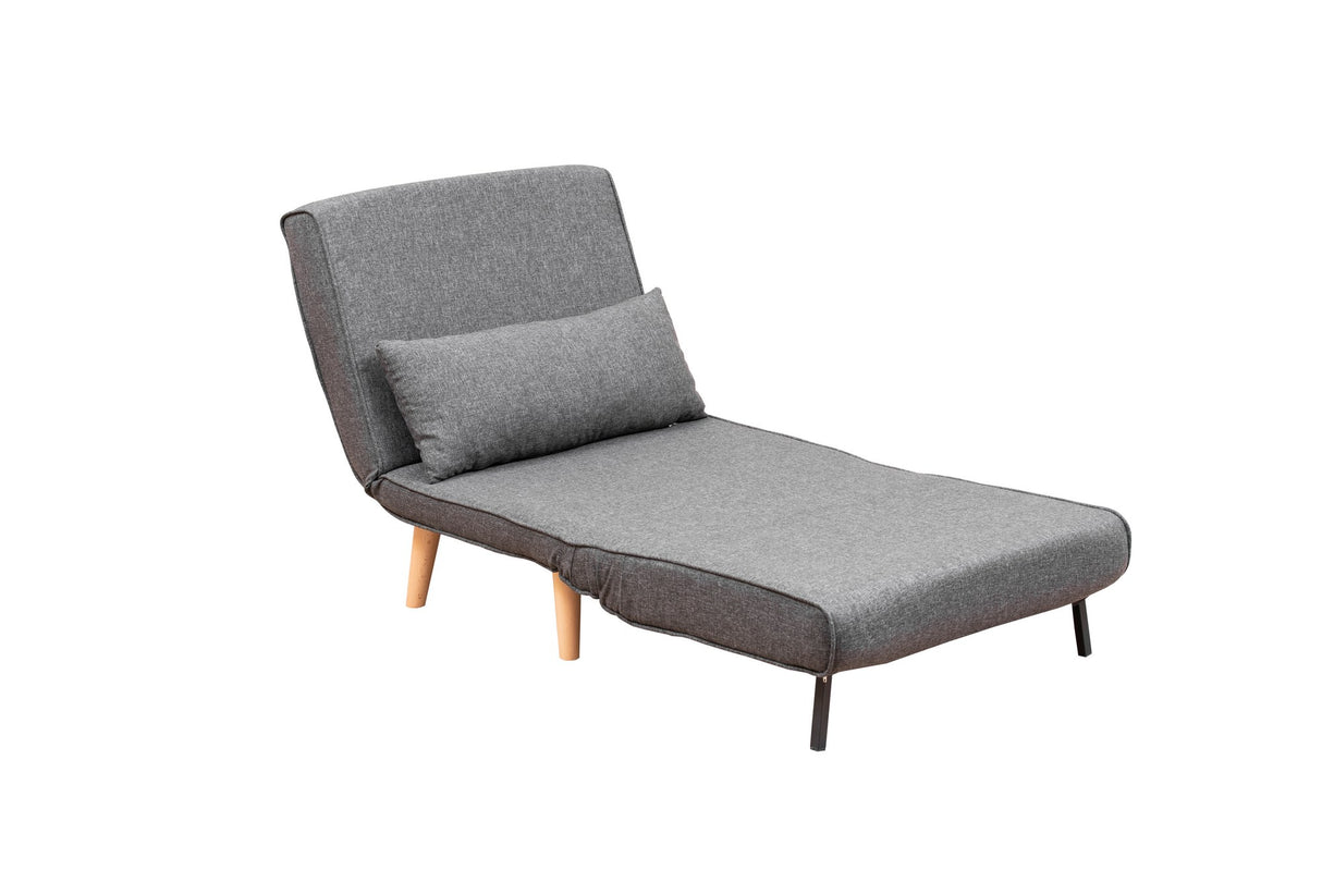 Fotoliu extensibil Folde Single, Diverse culori, 80x50x42 cm - Gri închis | SKU: 859FTN2328 | Fotoliu extensibil Folde Single, 80x50x42 cm, varianta Gri închis, produs pentru amenajarea locuinței, disponibil online în România la CasaMob
