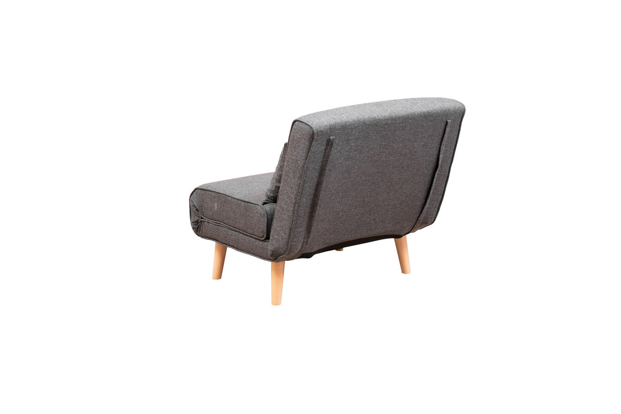 Fotoliu extensibil Folde Single, Diverse culori, 80x50x42 cm - Gri închis | SKU: 859FTN2328 | Fotoliu extensibil Folde Single, 80x50x42 cm, varianta Gri închis, produs pentru amenajarea locuinței, disponibil online în România la CasaMob