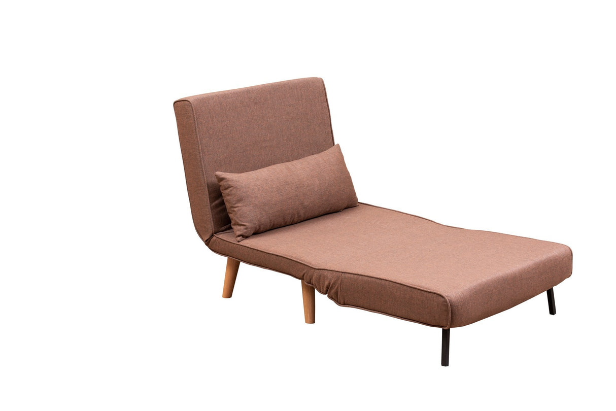 Fotoliu extensibil Folde Single, Diverse culori, 80x50x42 cm - Maro | SKU: 859FTN2329 | Fotoliu extensibil Folde Single, 80x50x42 cm, varianta Maro, produs pentru amenajarea locuinței, disponibil online în România la CasaMob