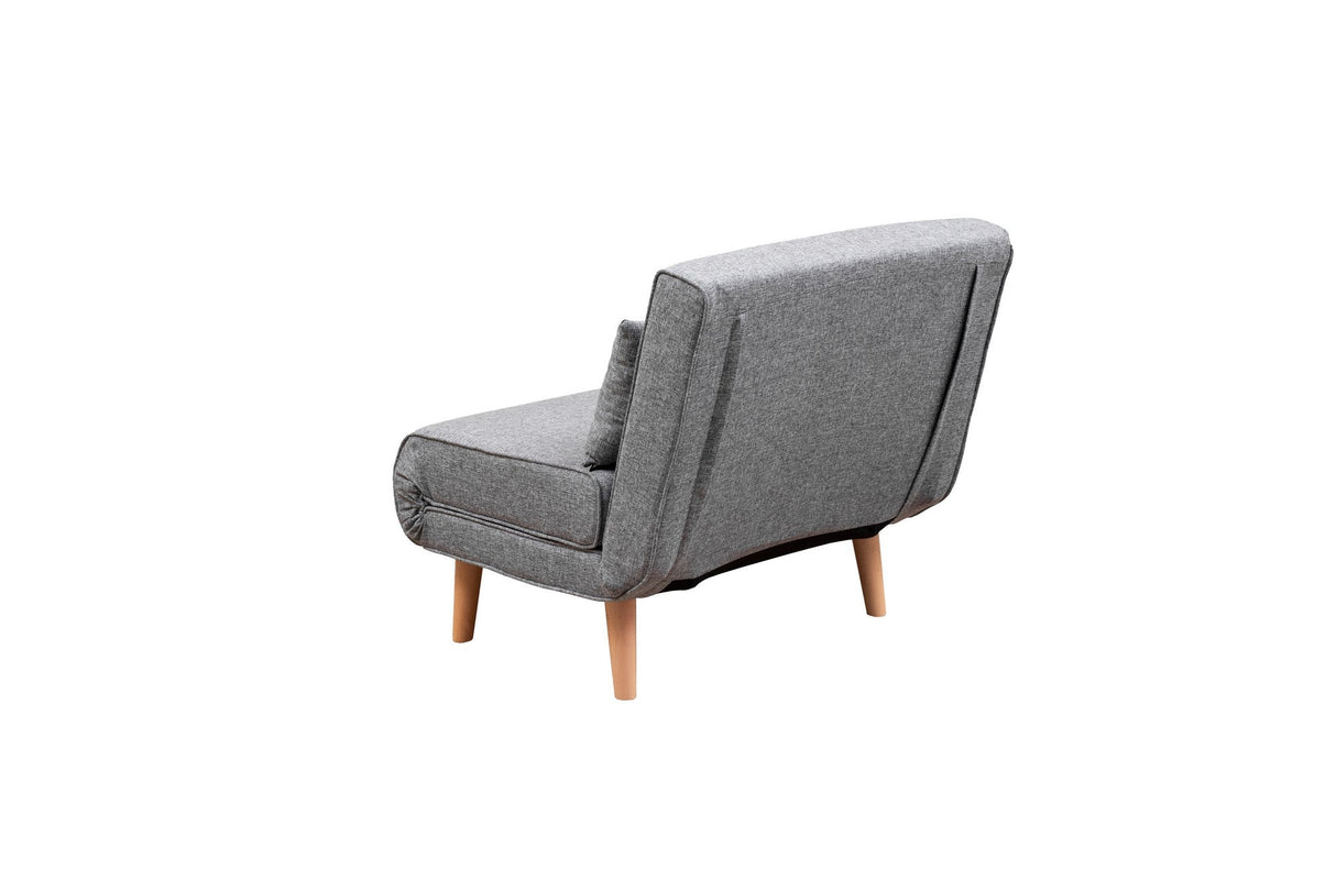 Fotoliu extensibil Folde Single, Diverse culori, 80x50x42 cm - Gri deschis | SKU: 859FTN2330 | Fotoliu extensibil Folde Single, 80x50x42 cm, varianta Gri deschis, produs pentru amenajarea locuinței, disponibil online în România la CasaMob